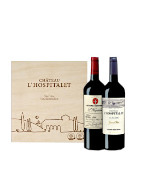 Coffret Château l'Hospitalet Meilleur Vin du Monde – Gérard Bertrand